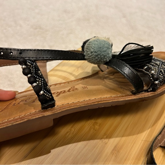 Free People Beaded Leather Sandals - Picture 11 of 14